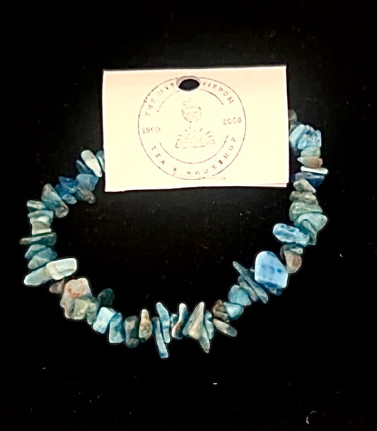 Apatite Blue Chip bracelet
