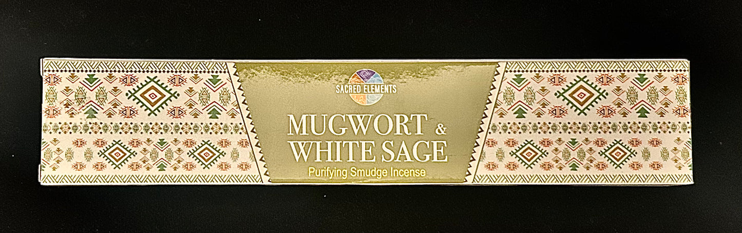 Mugwort and White Sage Purifying Smudge Incense